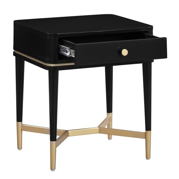 Furniture Edit Julieta Black Nightstand Side Table