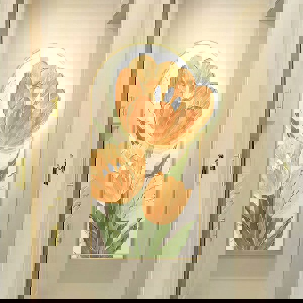 Luminous Tulip Mural Wall Art With Light-Ritconcept-Rit Concept
