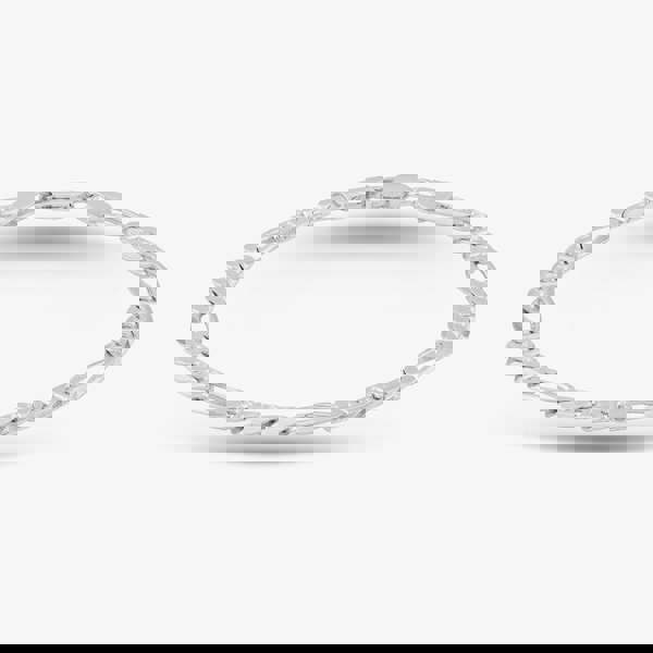 T. H. Baker Sterling Silver 8 Inch Figaro Bracelet 8.25.0023