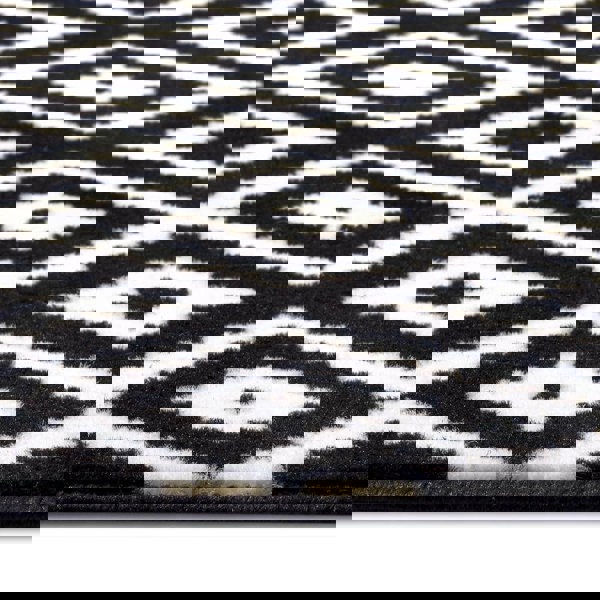 Velours Geometric Design Black & White