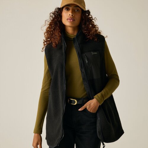 Regatta Womens Borg Longline Body Warmer - Black