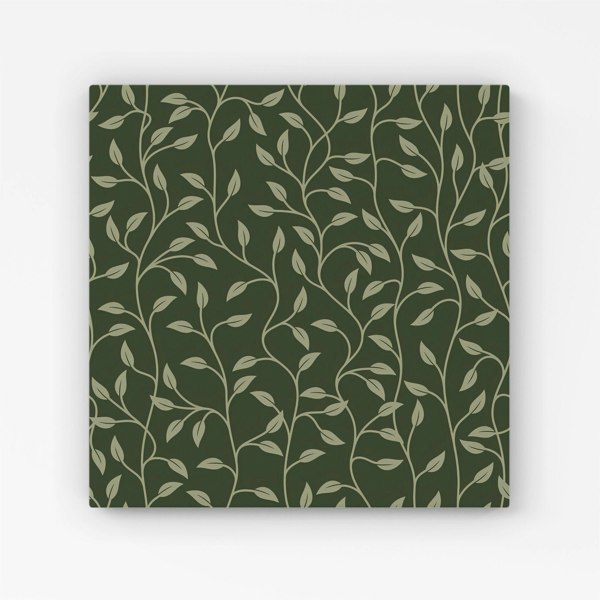 Warren Reed Green Shrub With Leaves Canvas