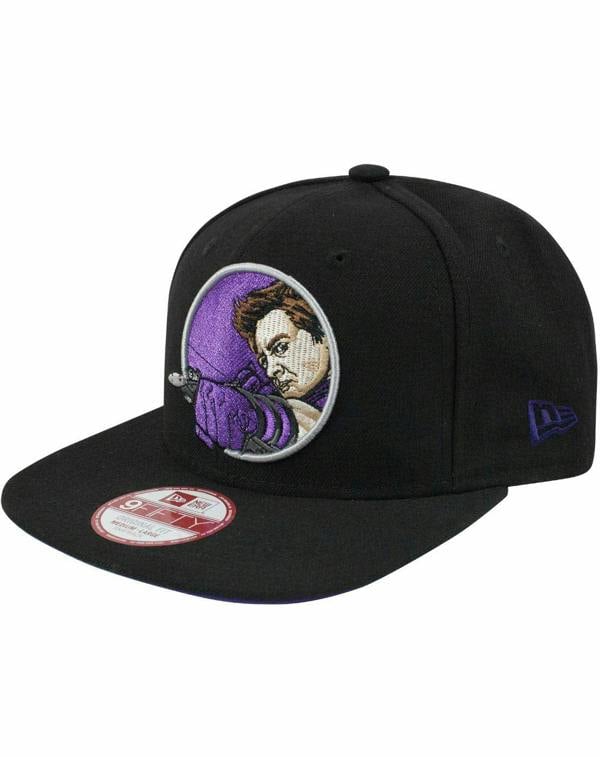 Marvel Unisex Black Hawkeye Snapback Flat Cap