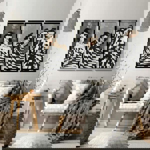 Extra Large Wall Art For Living Room | Set of 3 Boho Women Wall art Prints