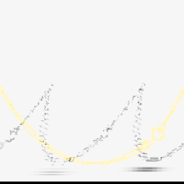 T. H. Baker 9ct Yellow Gold 18 Inch Fine Oval Link Chain Necklace GN366