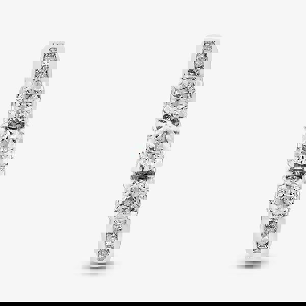 T. H. Baker 18ct White Gold 1.00ct Diamond Shouldered Trilogy Ring TH010306R