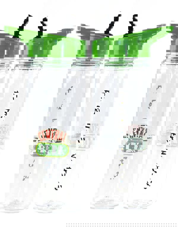 Friends Unisex Kids Black Central Perk Logo Lunch Bag and Bottle Set (One Size)