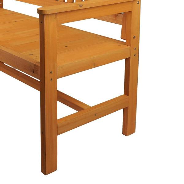 Groundlevel 2 Seater Wooden Garden Bench