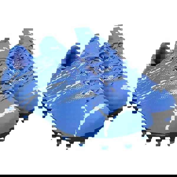 Puma Childrens/Kids Attacanto Turf Training Football Boots - Blue/White - 