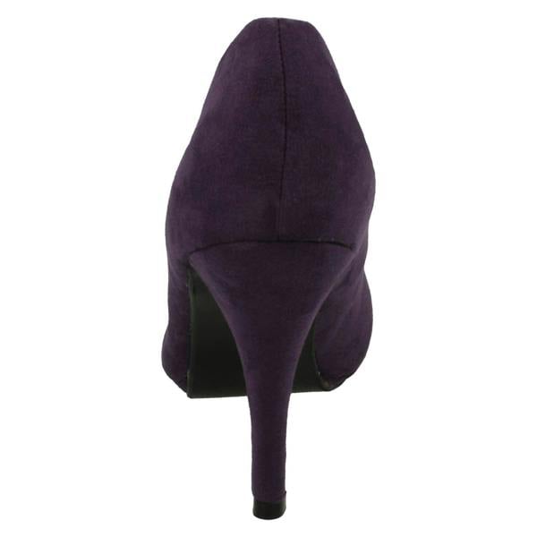 Spot On Ladies Spot On High Heel Pointed Toe Court Shoe