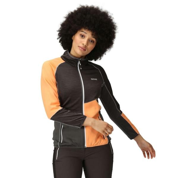 Regatta Womens/Ladies Yare VIII Lightweight Jacket - Black/Apricot Crush - 