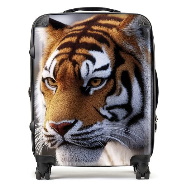 Warren Reed Tiger Face Suitcase