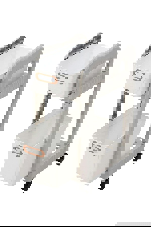 Living and Home 2-Tier Narrow Storage Rack