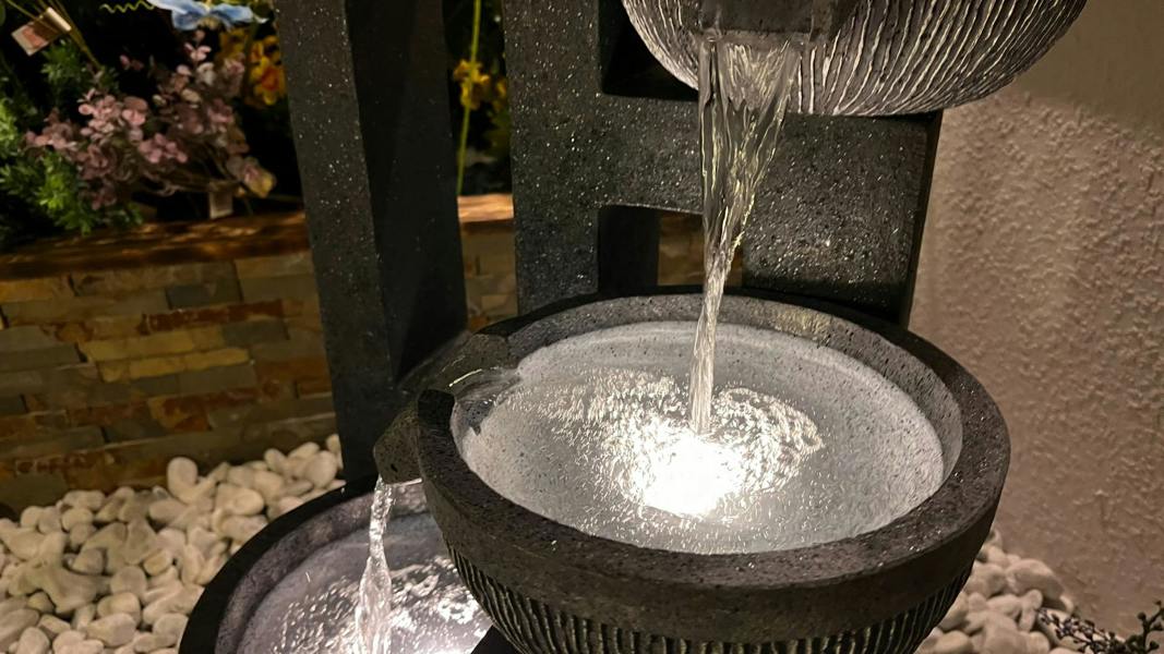 Tranquillity Water Features Mirage Cascade Contemporary Water Feature