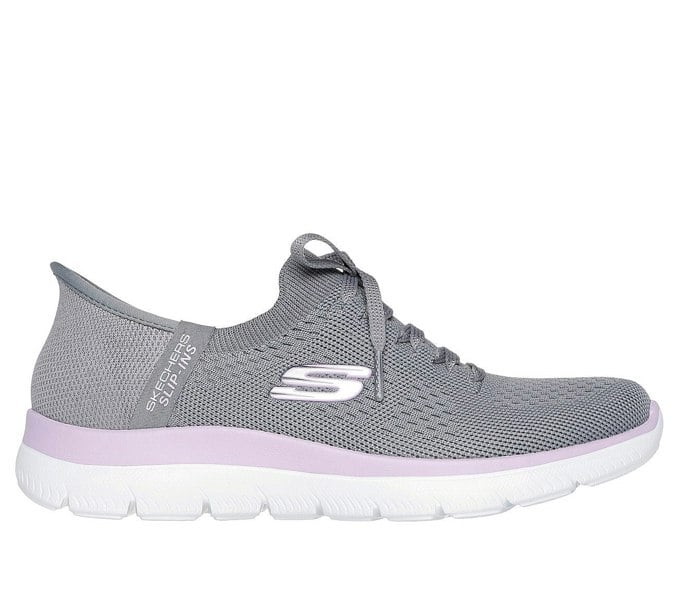 Skechers 150263/GYLV SUMMITS-NEW DAILY Womens Trainers Grey/Lavender