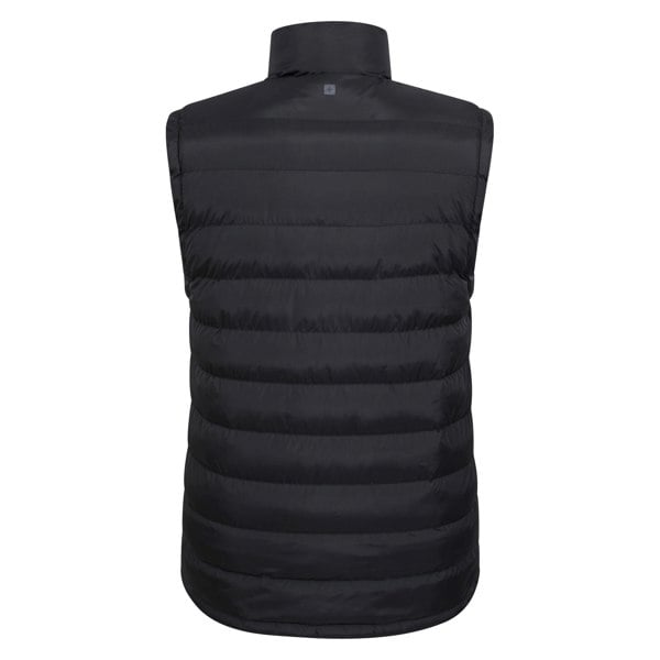 Mountain Warehouse Mens Seasons Faux Fur Lined Padded Gilet - Black