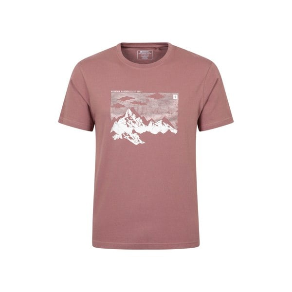 Mountain Warehouse Mens Mountain T-Shirt - Burgundy