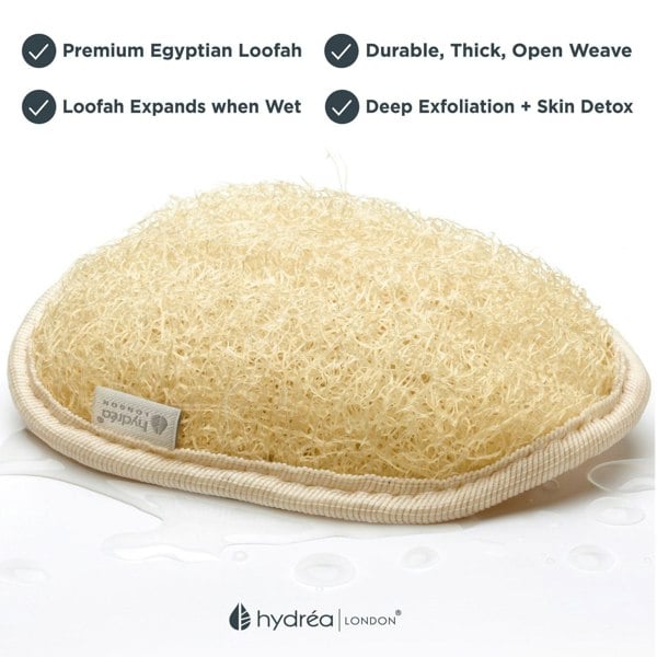 Hydréa London Organic Egyptian Loofah Body Pad