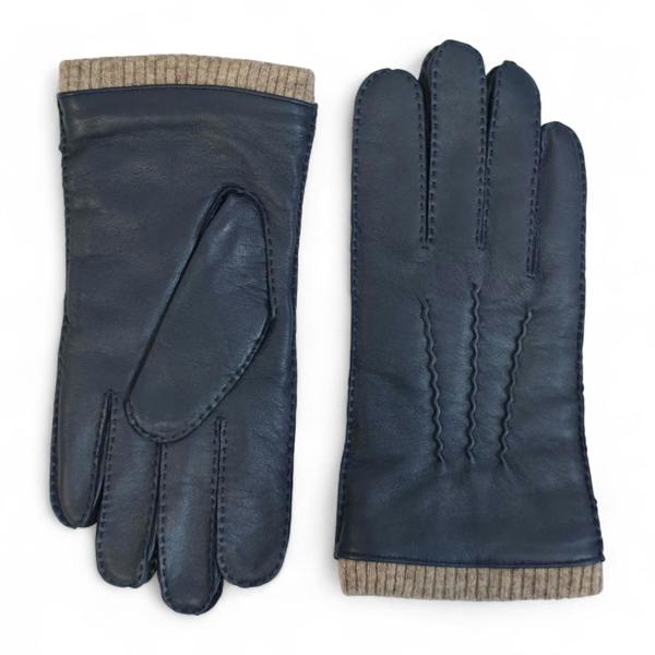 Infinity Leather Men’s Italian Leather Warm Wool Lining Winter Gloves - M-LGV-405
