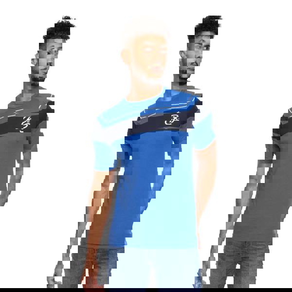 Crosshatch Mens Craftore T-Shirt - Blue - 