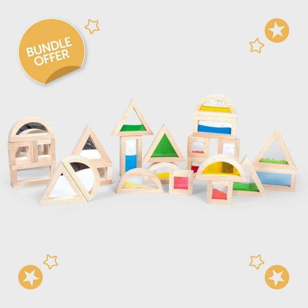 tickit Sensory Blocks & Large Mirror Block Set