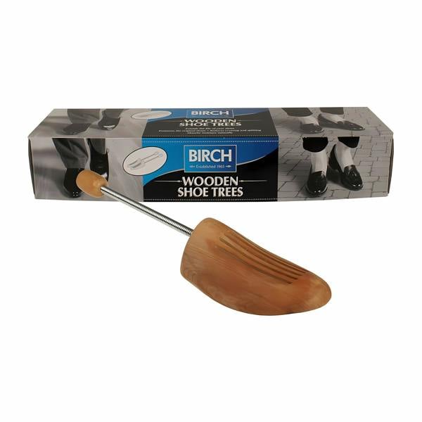 BIRCH Ladies Wooden Spring Shoe Tree - Prevent Creasing & Odours
