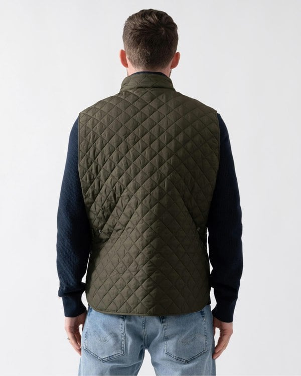 Belstaff Mens Icon Gilet - Faded Olive