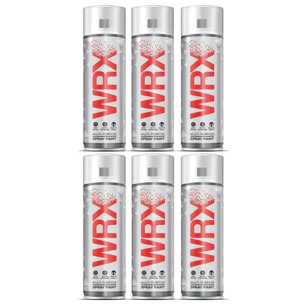 WRX 6X WRX Black Grey Spray Paints 400ml