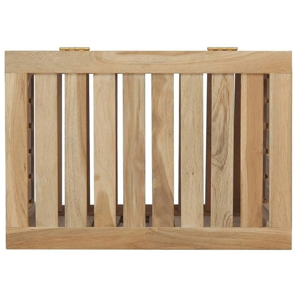 Berkfield Wash Bin 50x35x60 cm Solid Wood Teak