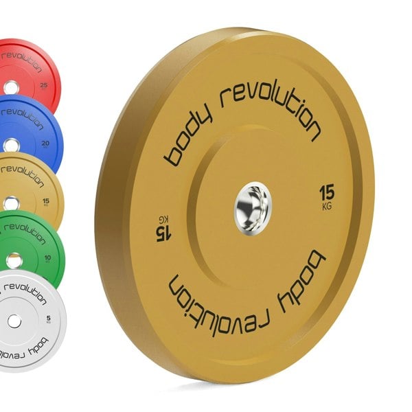 Body Revolution Olympic Bumper Plates (Colour) - Body Revolution