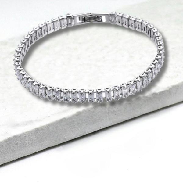 Aye Do Gifts Cubic Zirconia Classic Tennis Bracelet