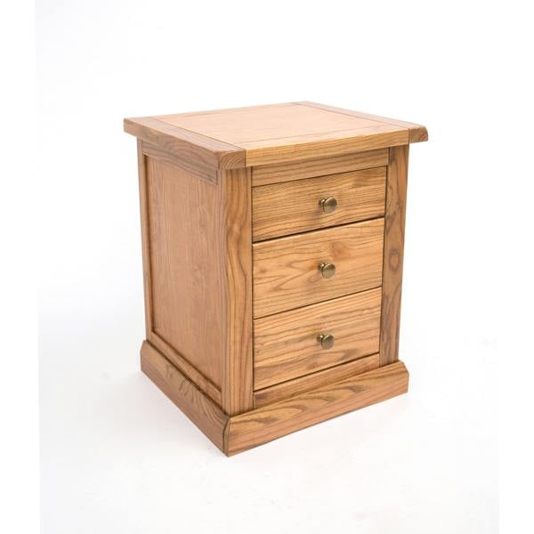 Cabinet Bits Salerno 3 Drawer Bedside Table