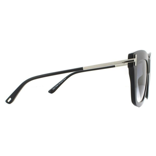 Tom Ford Sunglasses Dasha FT0822 01B Shiny Black Smoke Gradient