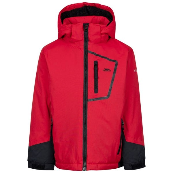 Trespass Boys Elder Contrast Jacket - Red