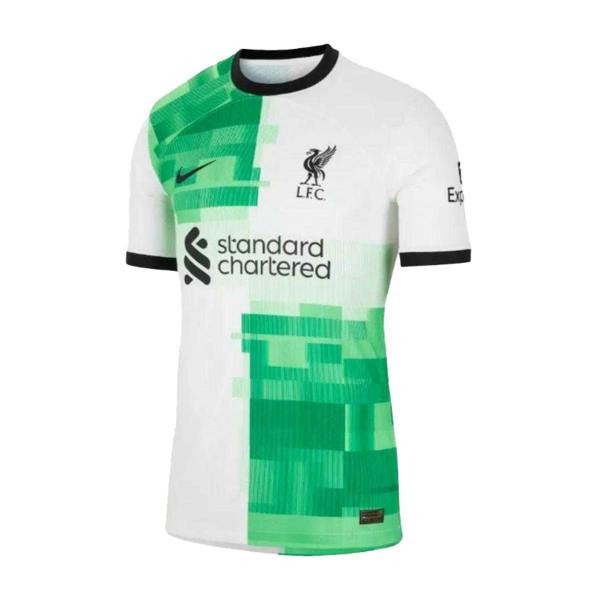 Nike Mens Liverpool FC Football T-Shirt - White/Green - 