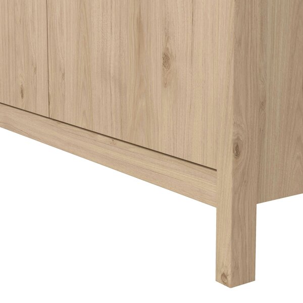 Wyld Haus Gossmere Hickory Oak Effect Wardrobe 2 Doors