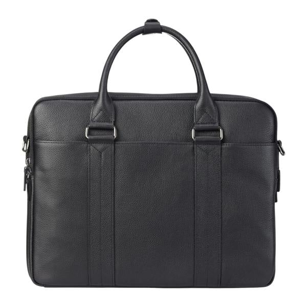 Infinity Leather Genuine Leather Laptop Business Briefcase Office Work Travel Bag - Sutton