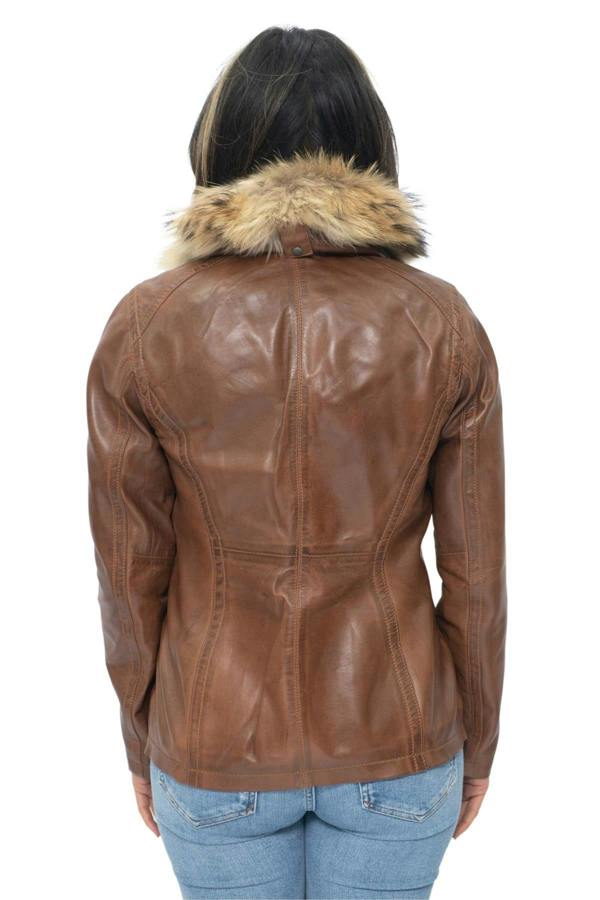 Infinity Leather Womens Leather Parker Jacket-Arvada