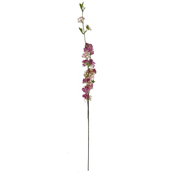 Leaf Pack of 6 x 100cm Pink Blossom Spray Stem