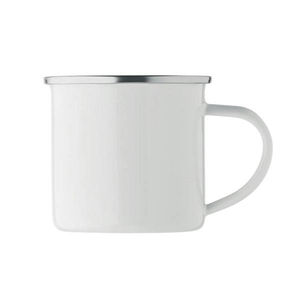 MidOcean Plateado S Enamel Sublimation 200ml Mug - White - 