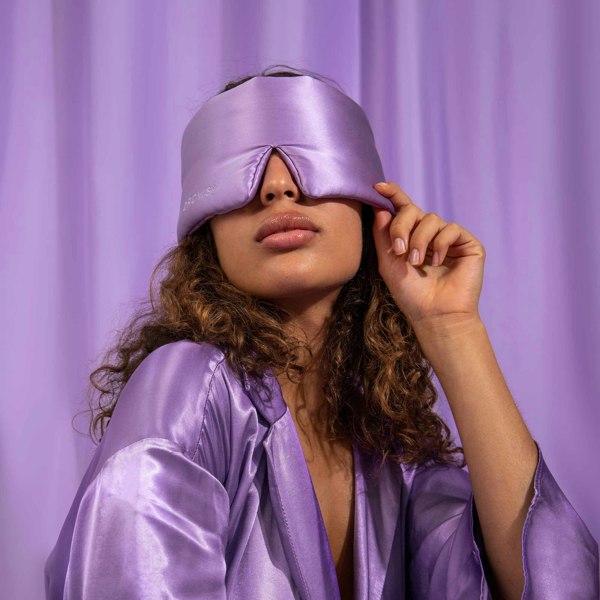 Drowsy Sleep Co Silk Sleep Mask - Lavender Haze