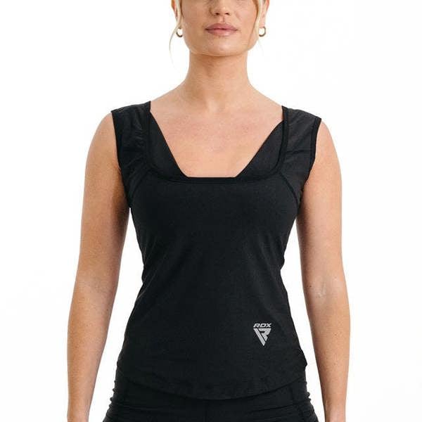 RDX Sports SWEAT VEST WOMEN'S W1 BLACK