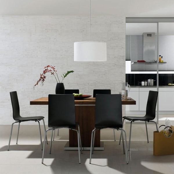 Wallsupply UltraLight Benevento Stone 3D Media Wall Panels Tiles EPS, 30pcs 3.15m² White Stone