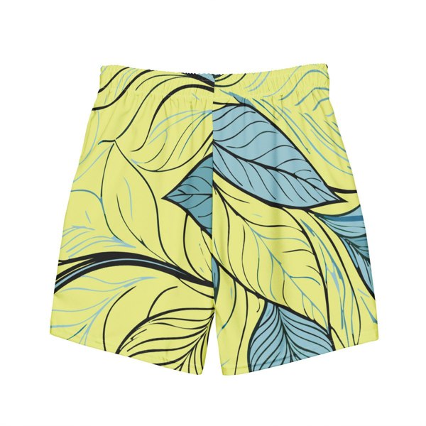 Anchor & Crew Exotic Leaves Pattern Recycled Fabric Swim Shorts