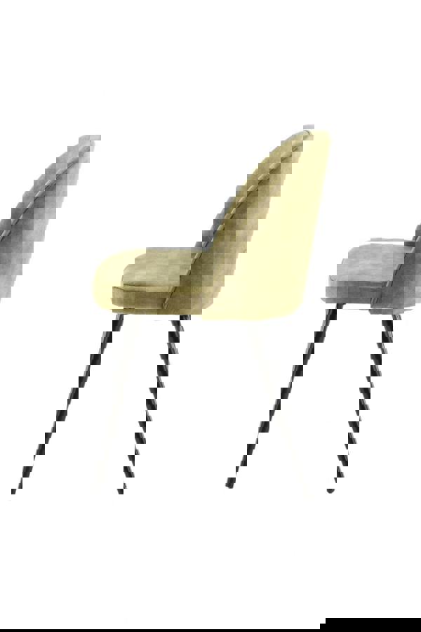 TRL Furniture Soft Green Velvet Dining Chairs (Set of 2)