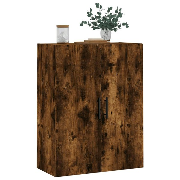 Berkfield Wall Mounted Cabinet Smoked Oak 69.5x34x90 cm