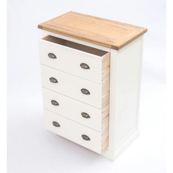 Cabinet Bits Cosenza 4 Drawer Chest of Drawers Brass Cup Handle