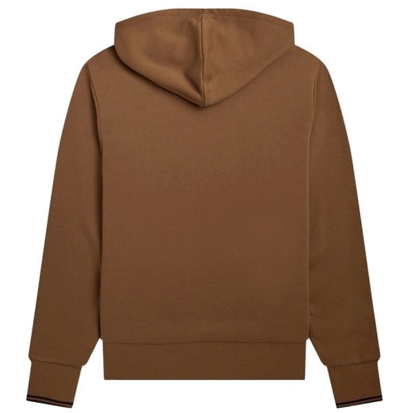 Fred Perry Tipped Sleeve Shaded Hoodie - Stone Brown