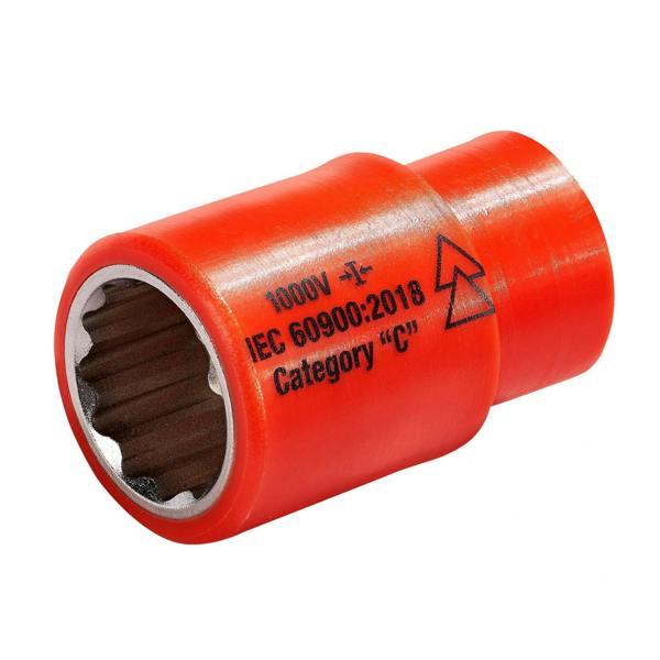 Itl Insulated Insulated Socket, 3/8in Drive - Multi Colour - 