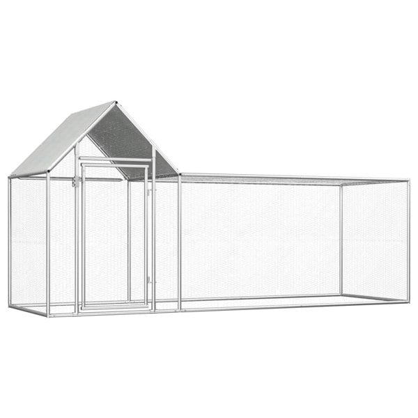 Berkfield Chicken Coop 3x1x1.5 m Galvanised Steel